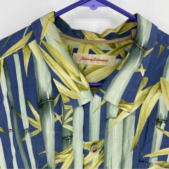 Silk Tommy Bahamas Print lead Shirt - Picture 2 of 7